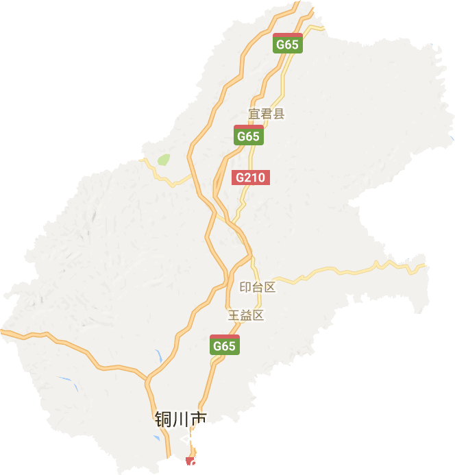 铜川市电子地图