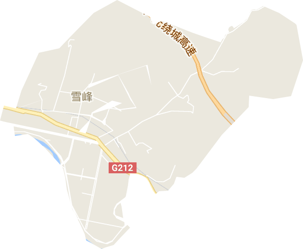 雪峰街道电子地图