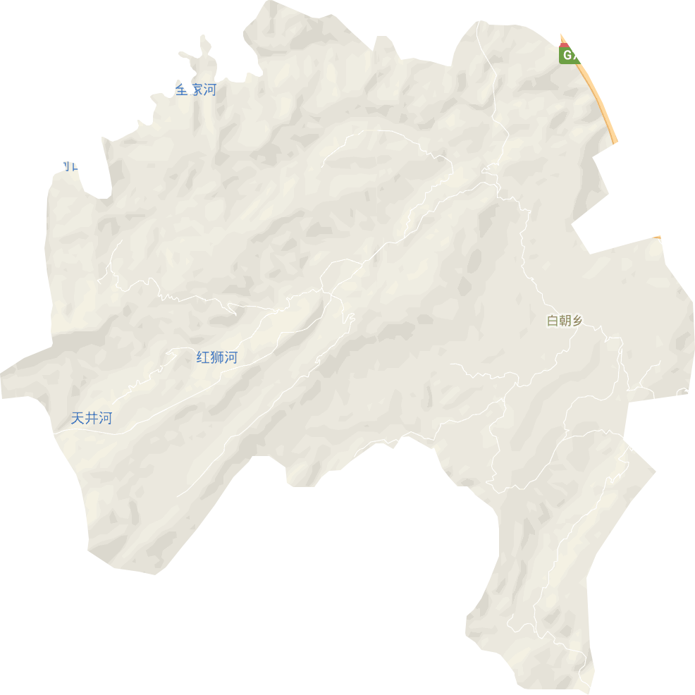 白朝乡电子地图