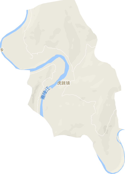 虎跳镇电子地图