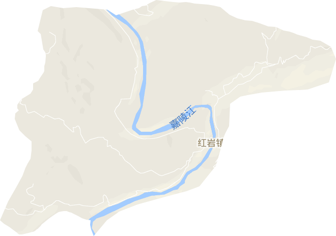 红岩镇电子地图