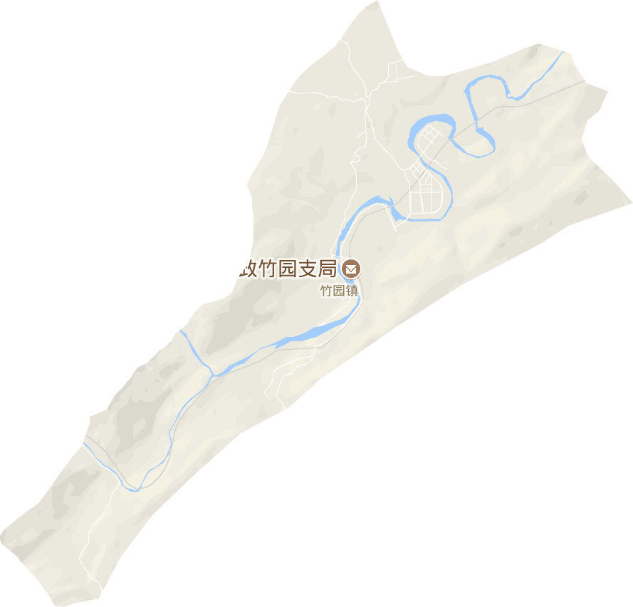 竹园镇电子地图
