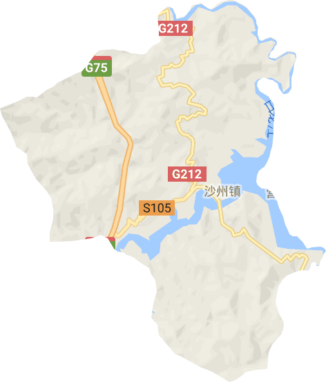 沙州镇电子地图