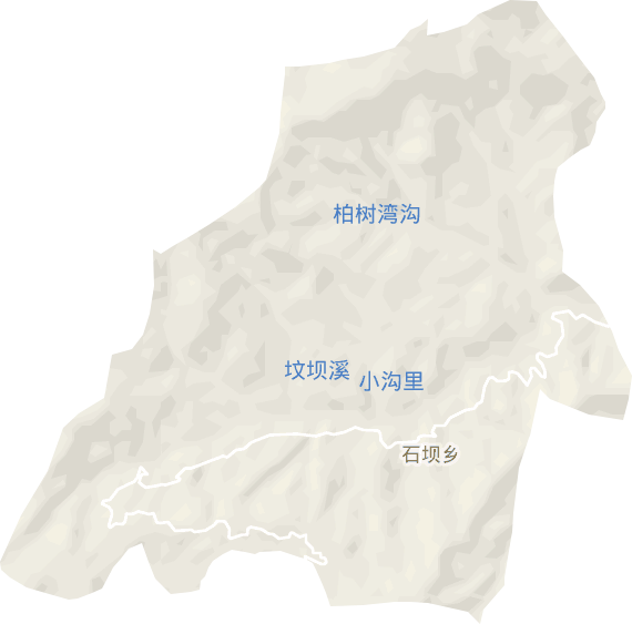 石坝乡电子地图
