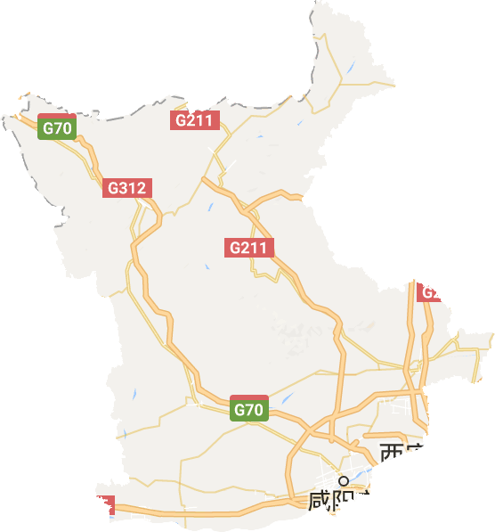 咸阳市电子地图