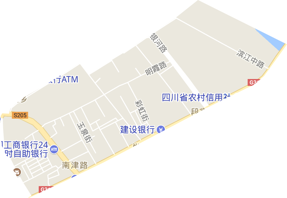 南津路街道电子地图