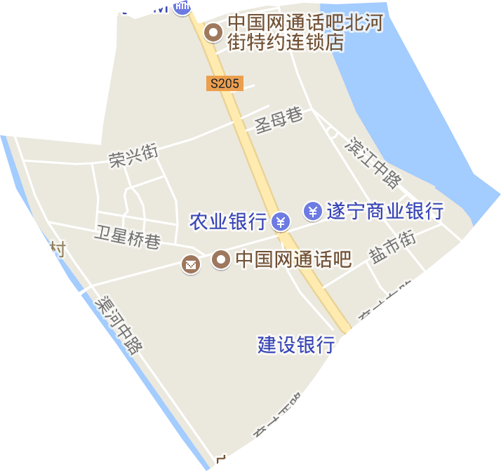 育才路街道电子地图