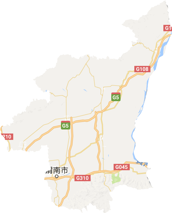 渭南市电子地图