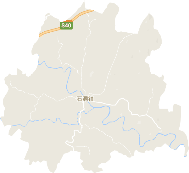 石洞镇电子地图