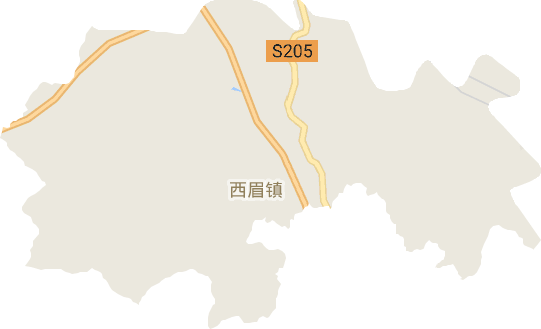 西眉镇电子地图