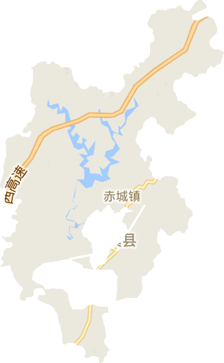 赤城镇电子地图