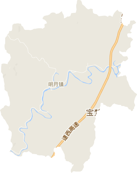 明月镇电子地图