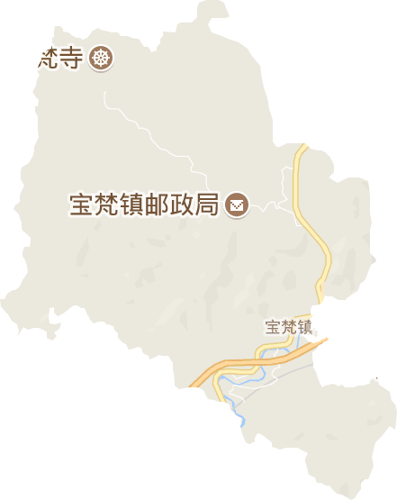 宝梵镇电子地图