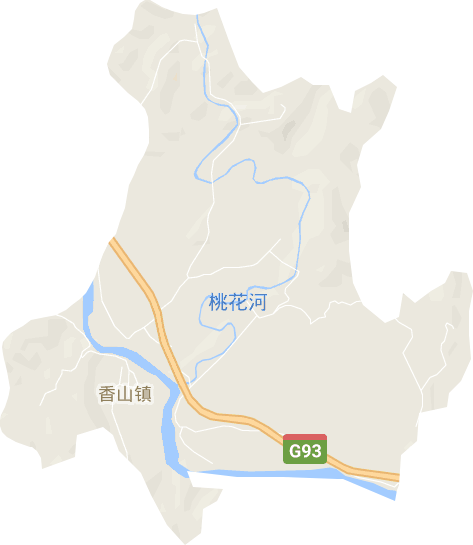 香山镇电子地图