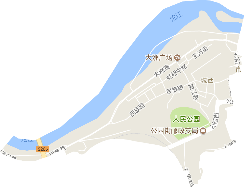 城西街道电子地图