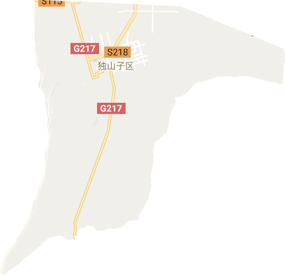 独山子区电子地图