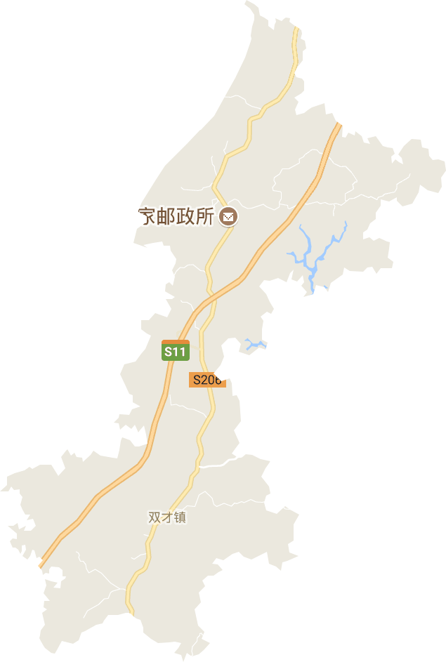 双才镇电子地图