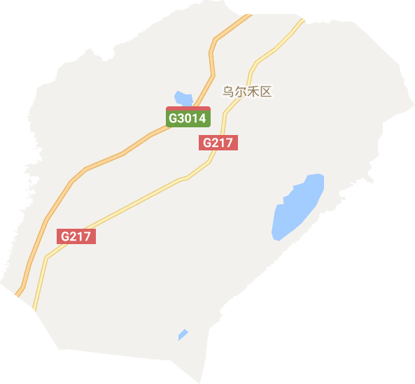 乌尔禾区电子地图