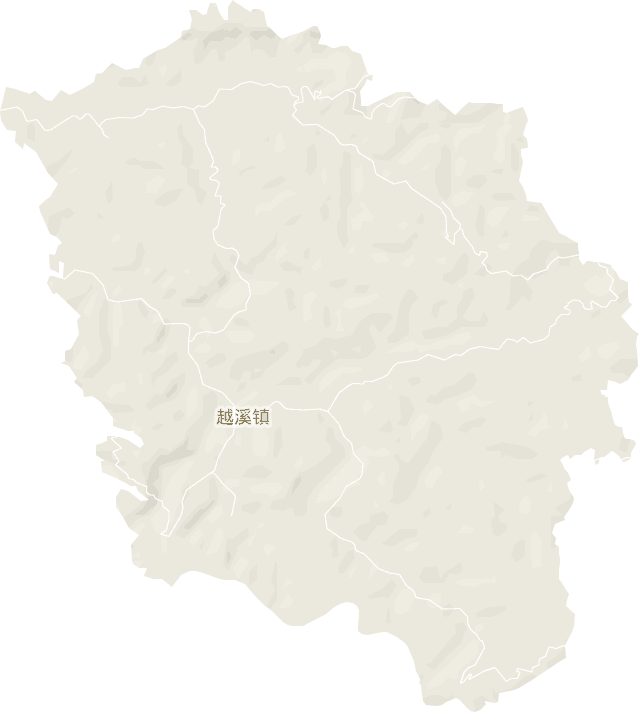 越溪镇电子地图
