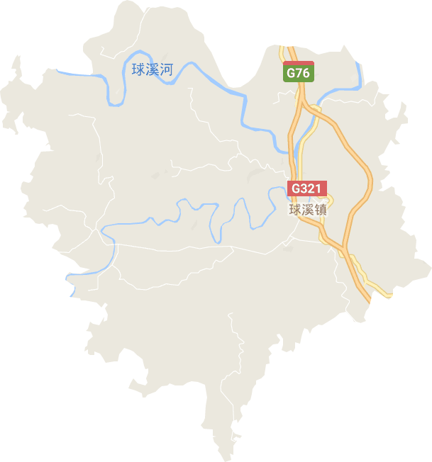 球溪镇电子地图