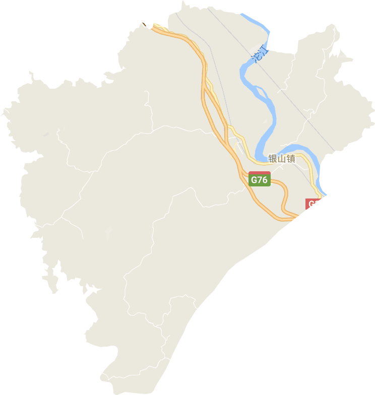 银山镇电子地图
