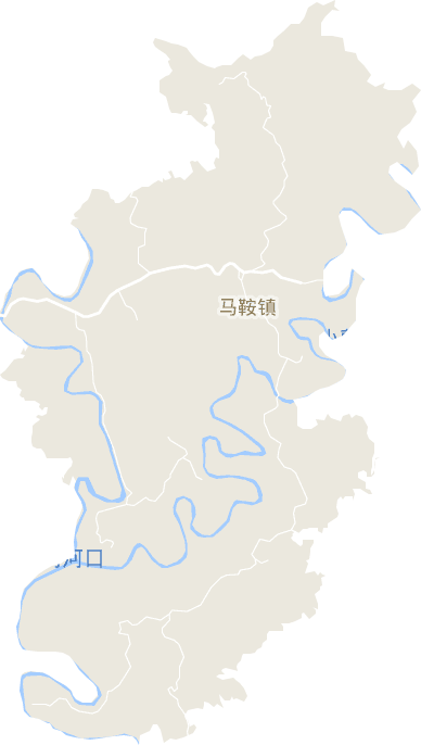 马鞍镇电子地图