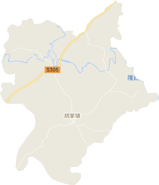 胡家镇电子地图