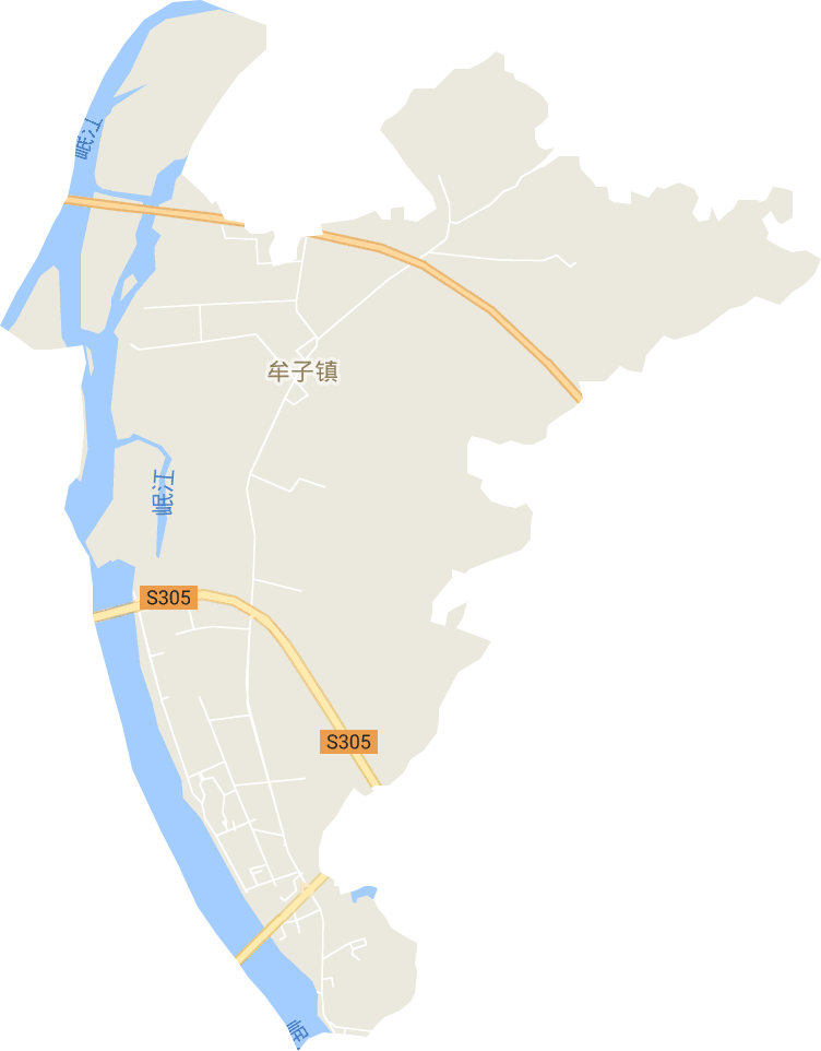 牟子镇电子地图