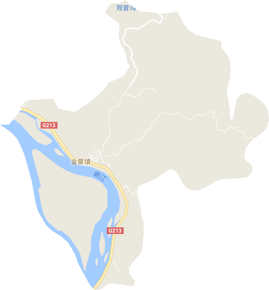 金粟镇电子地图