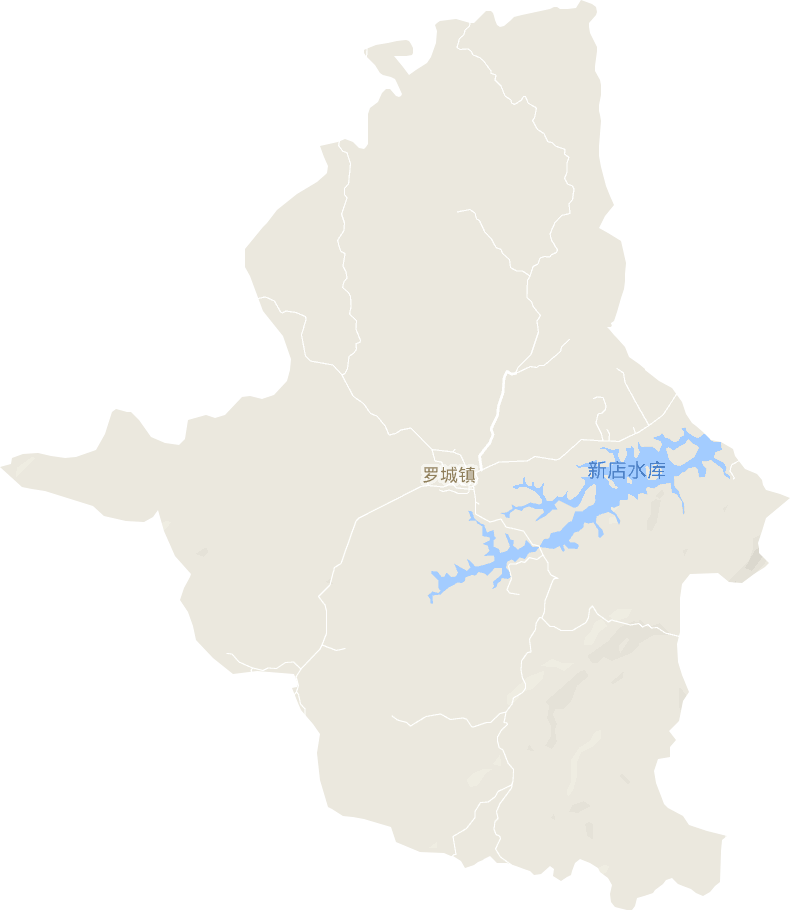 罗城镇电子地图