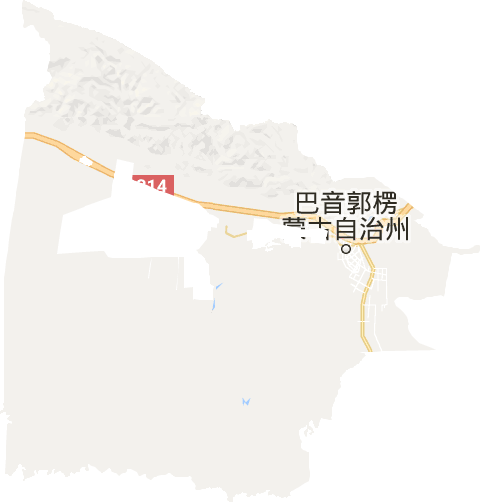 库尔勒市电子地图