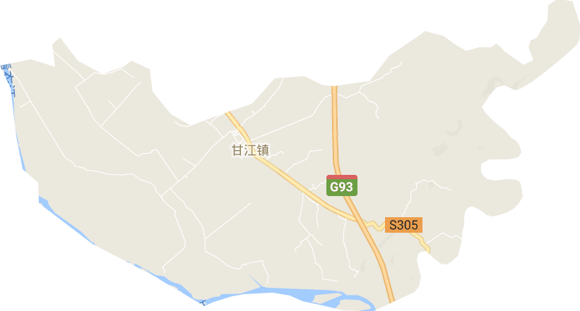 甘江镇电子地图