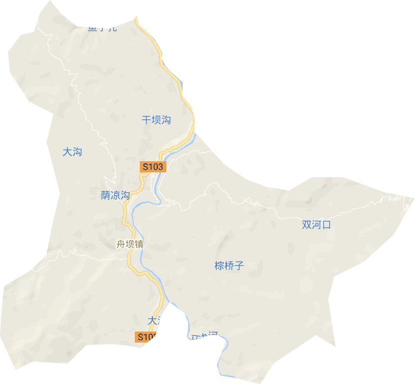 舟坝镇电子地图