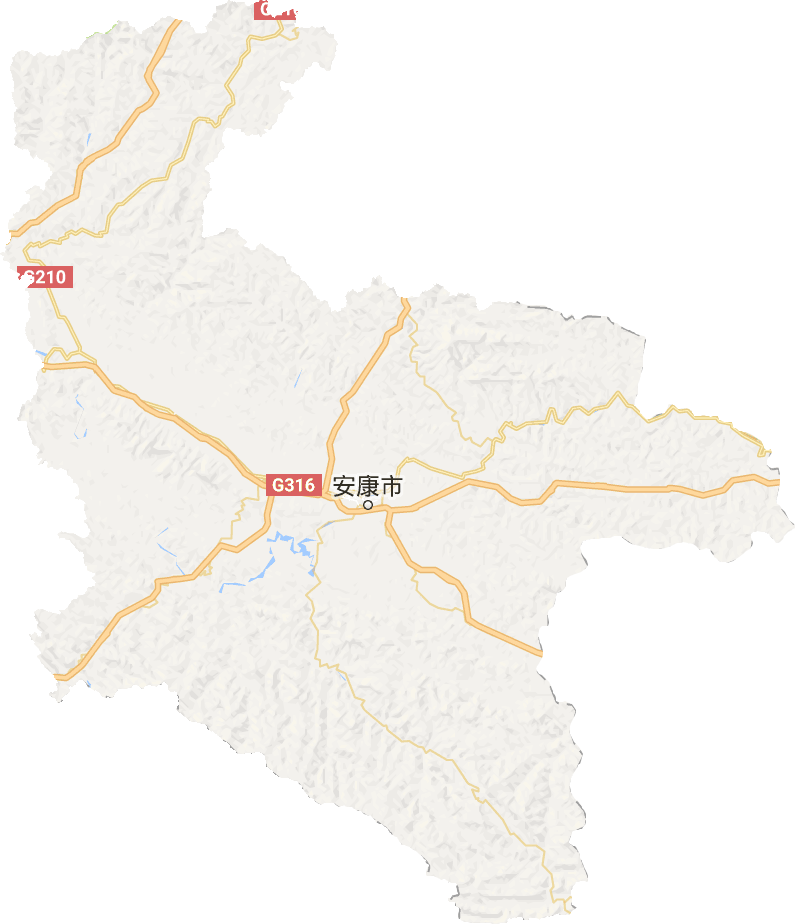 安康市电子地图