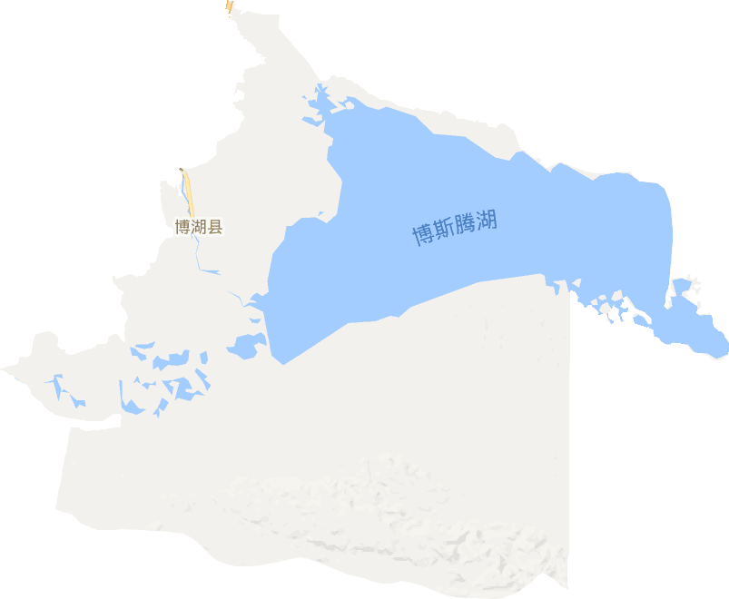 博湖县电子地图