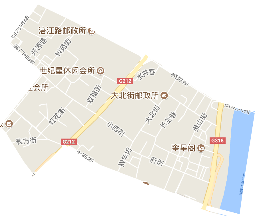 西城街道电子地图