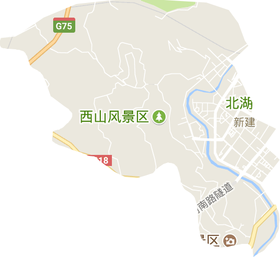 新建街道电子地图