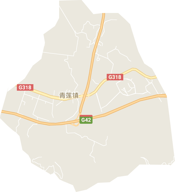 青莲街道电子地图