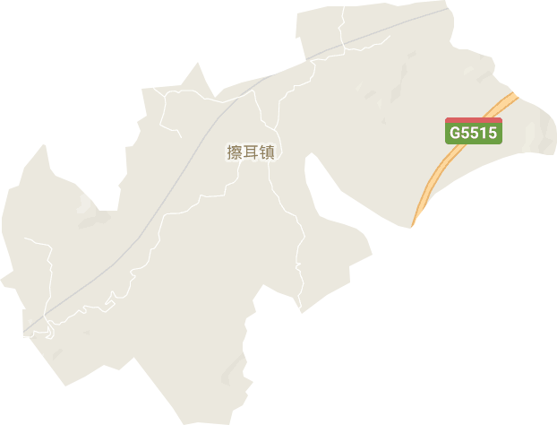擦耳镇电子地图