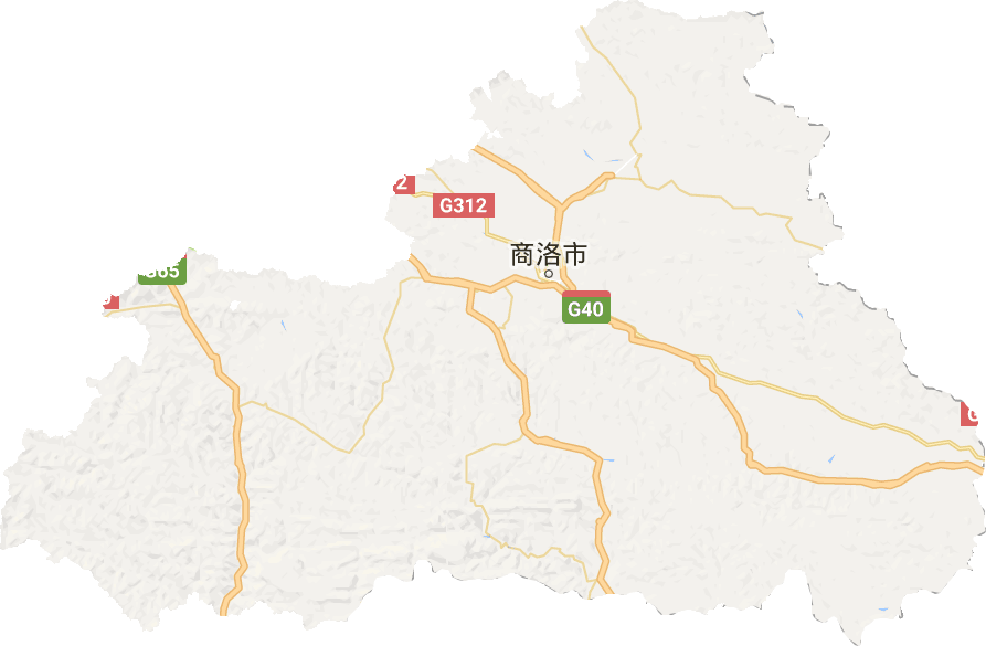 商洛市电子地图