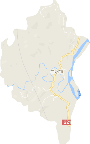 曲水镇电子地图