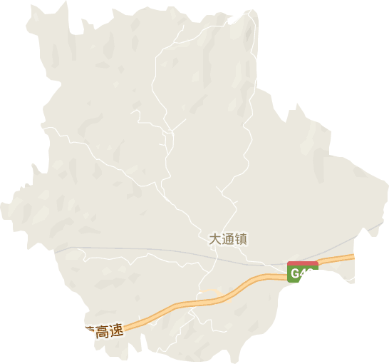 大通镇电子地图