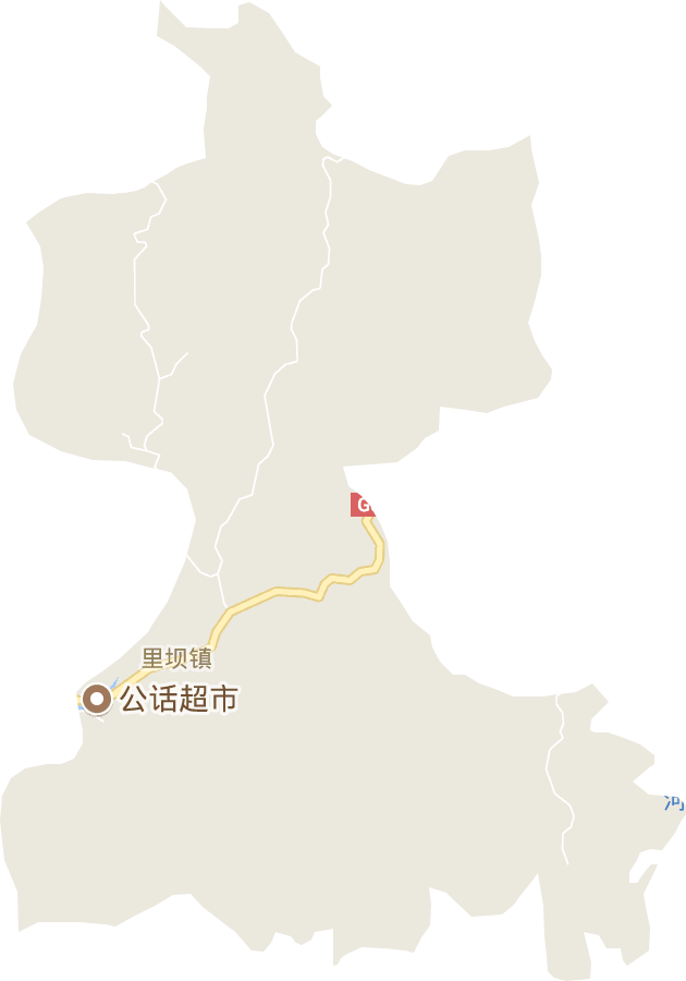 里坝镇电子地图