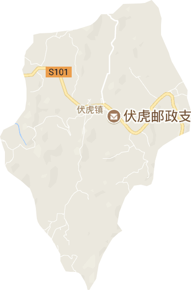 伏虎镇电子地图