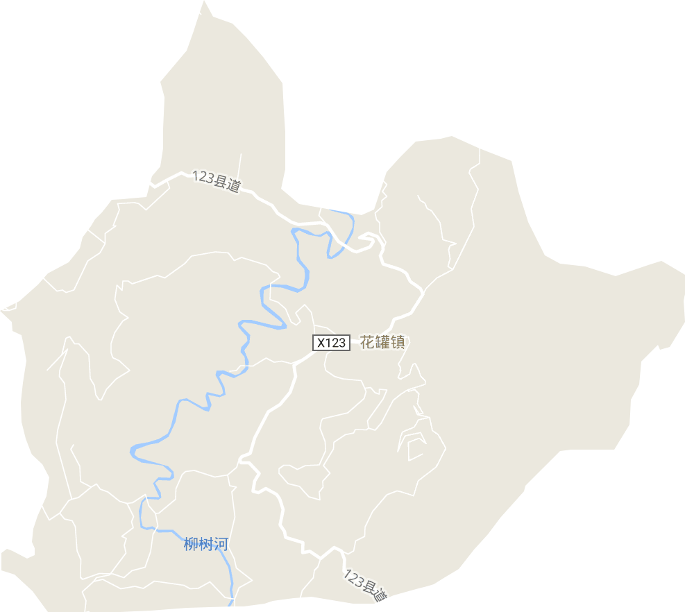 花罐镇电子地图