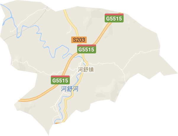 河舒镇电子地图