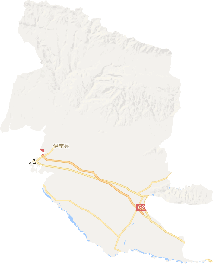 伊宁县电子地图