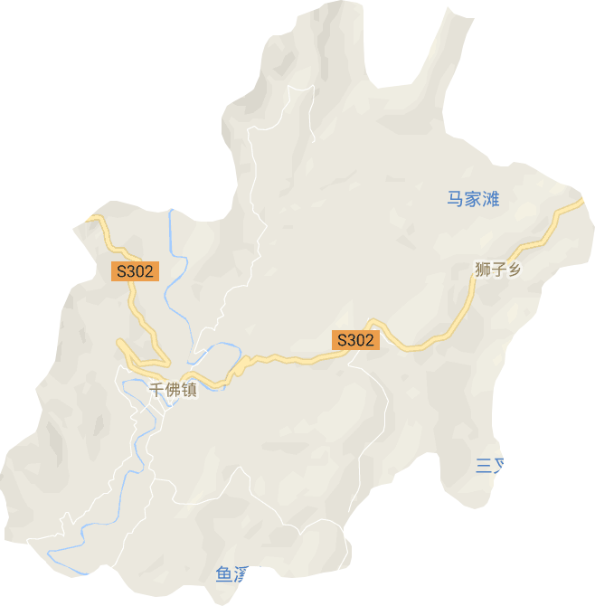 千佛镇电子地图