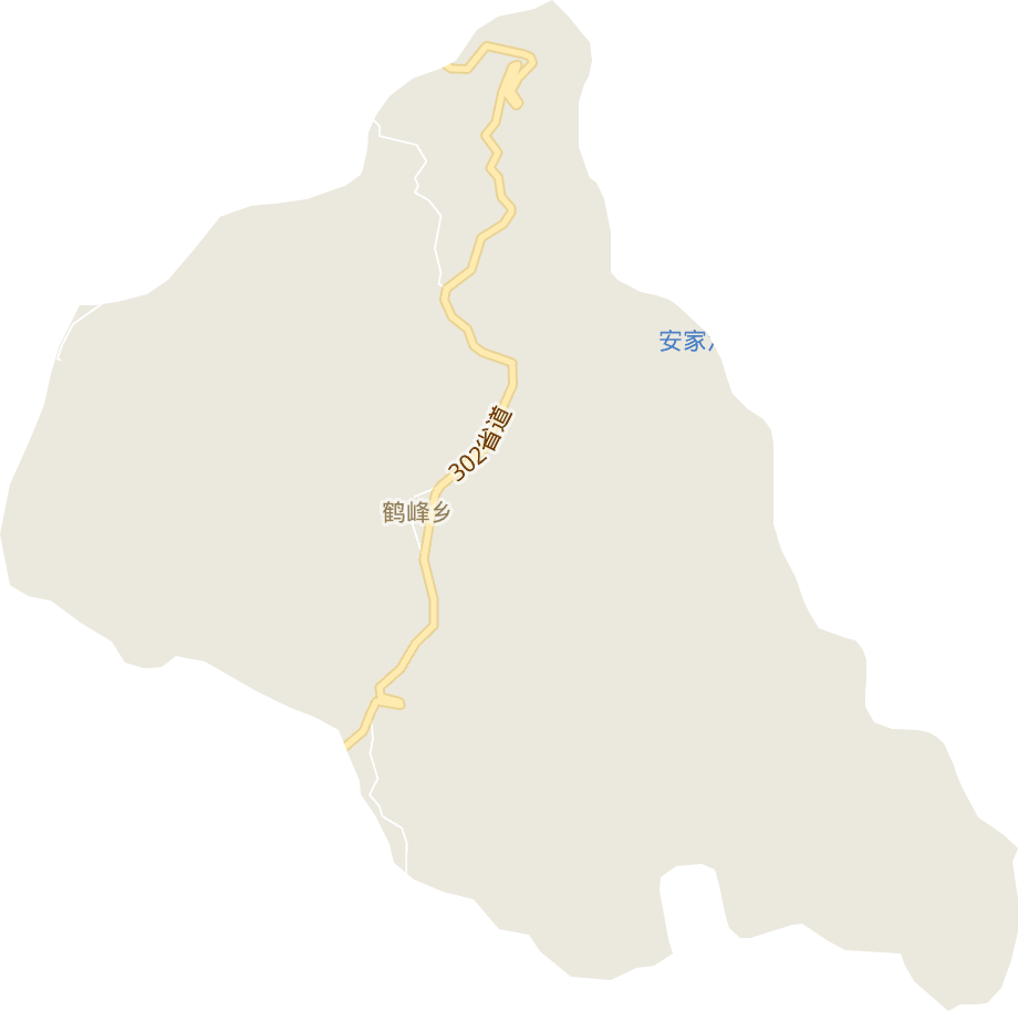 鹤峰乡电子地图