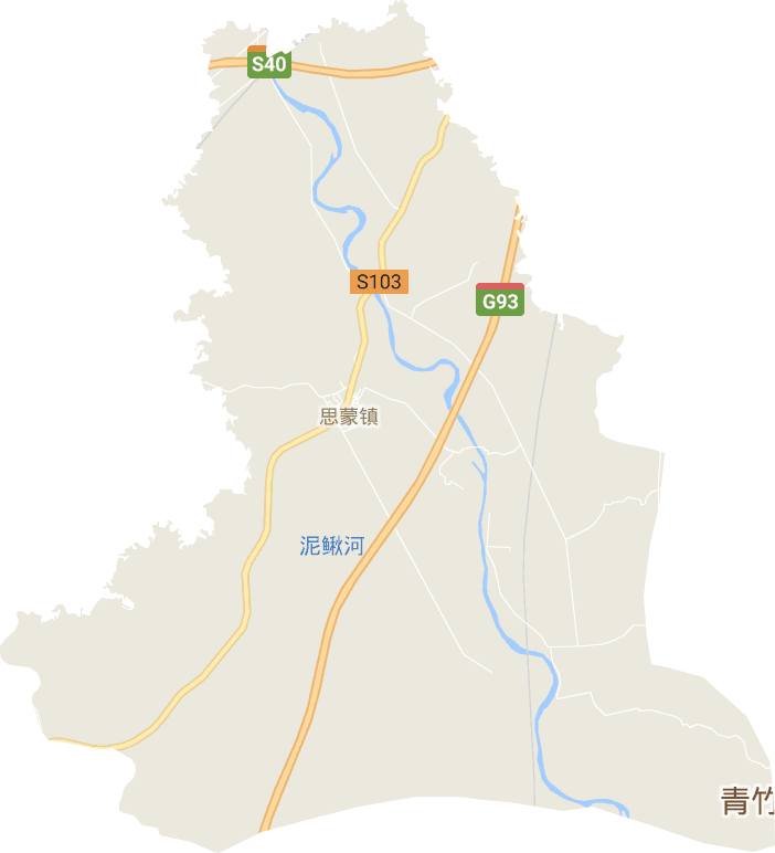 思蒙镇电子地图